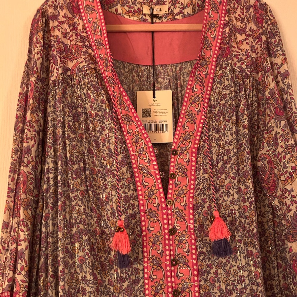 Spell Boho Long Sleeve Floral Maxi Dress - Picture 6 of 15